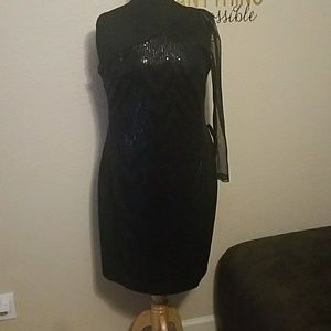 Lane Bryant One Sleeve Dress